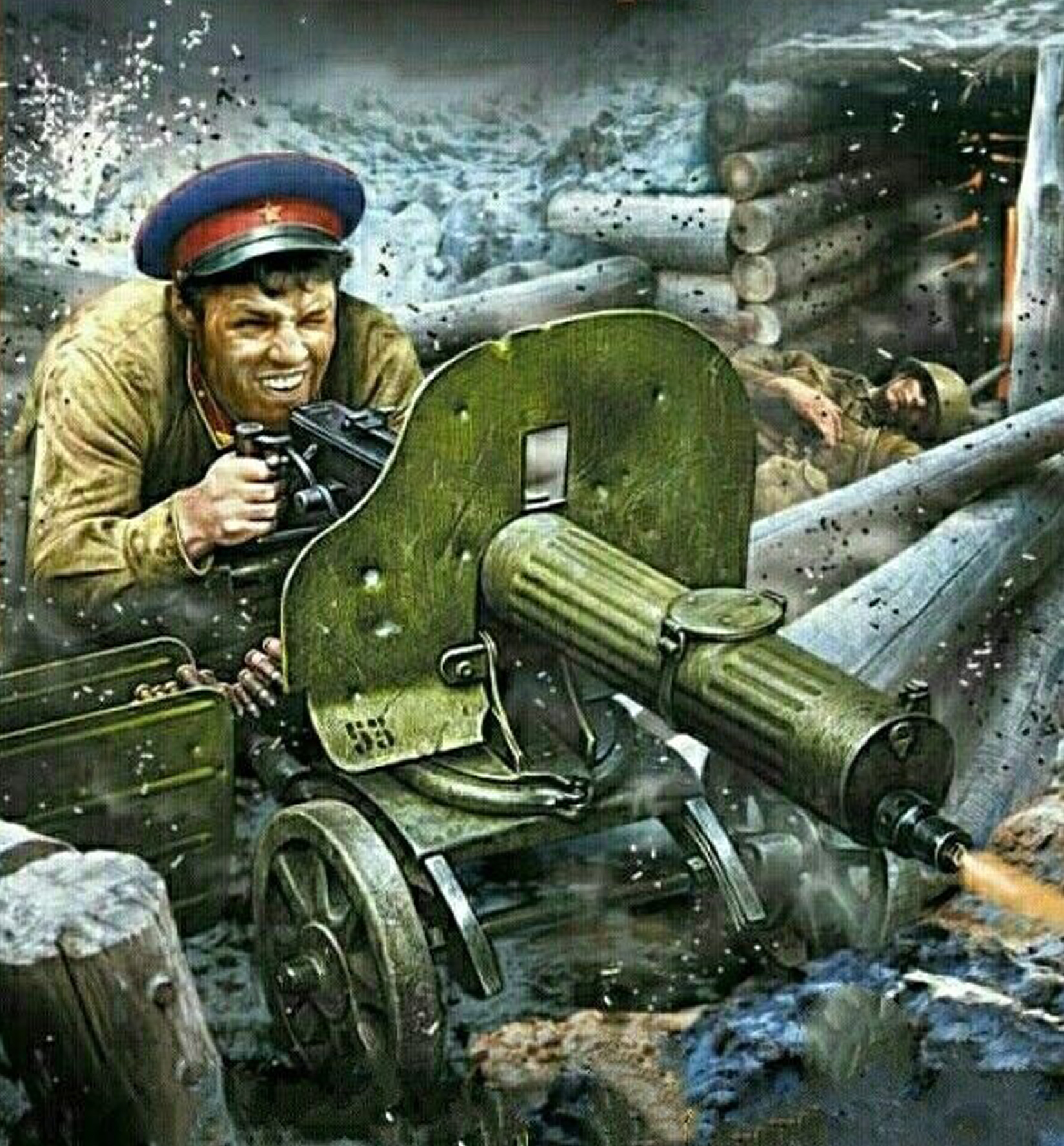 Попаданцы вов 1941. Пулеметчики Максим второй мировой войны. Боец НКВД арт. Пулемёт Максим НКВД. Окоп для пулемета.